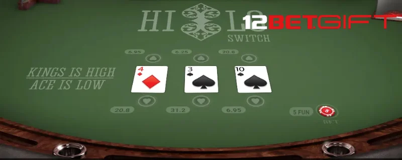 Cược Hi-lo 12Bet