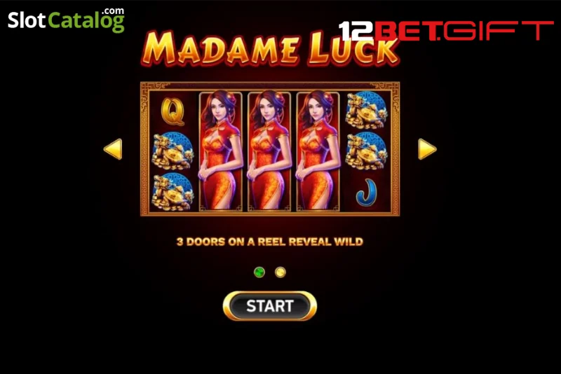 Biểu tượng chính trong Madame luck 12Bet